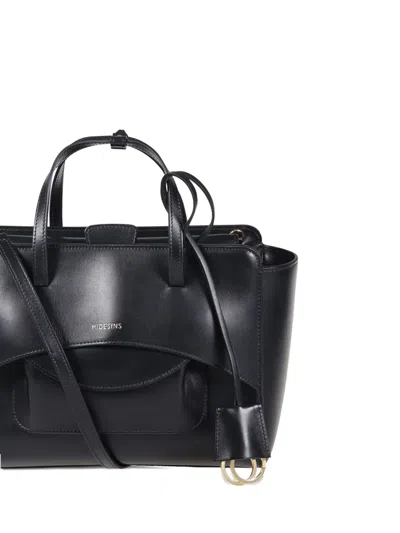 Hidesins Flap M Tote Bag In Black