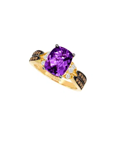 Le Vian ® 14k 2.98 Ct. Tw. Diamond & Amethyst Ring