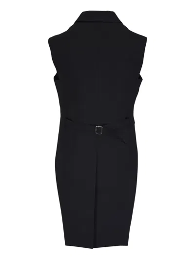 Khaite Orville Double-breasted Tuxedo Vest In Black