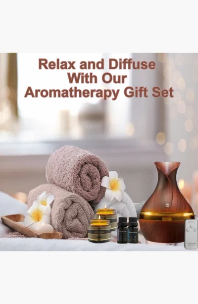 Lovery Ultimate Relaxation Gift Set With Neck Massager, Aroma Diffuser, Lavender And Eucalyptus Oils