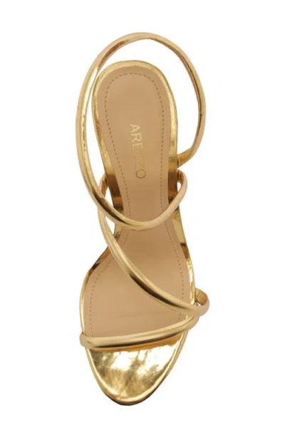 Arezzo Women's Mikayla High Stiletto Sandals In Gold