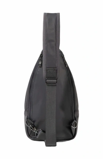 Baggallini Central Park Sling Bag In Smoke Twill