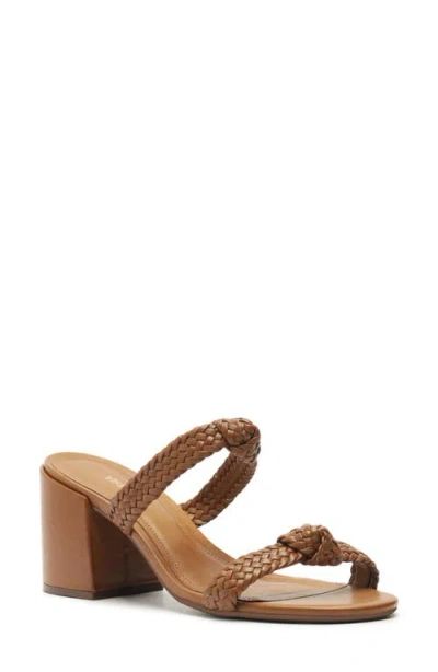 Arezzo Women's Remy Mid-block Sandals In Rich Caramel