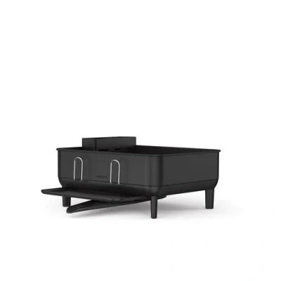 Simplehuman Compact Steel Frame Dishrack In Matte Black