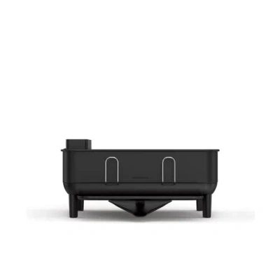 Simplehuman Compact Steel Frame Dishrack In Matte Black