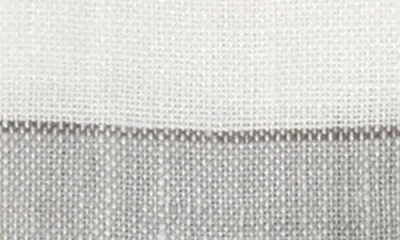 Pom Pom At Home Napa Set Of 4 Linen Napkins In Light Grey