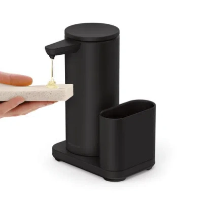 Simplehuman 14 Oz. Liquid Sensor Pump With Caddy In Black