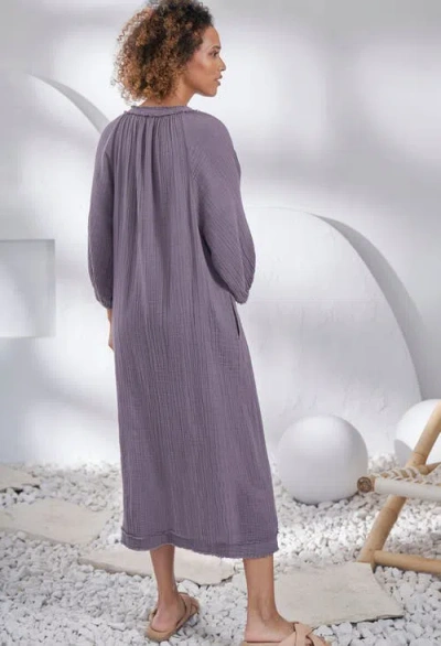 Ocean + Main Ocean+main Gauze Dress With Pockets In Multi