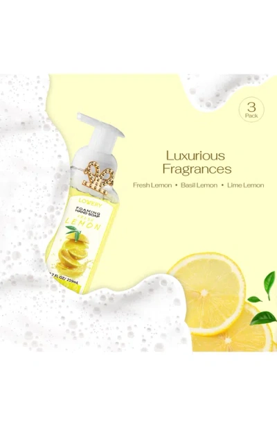 Lovery Foaming Hand Soap Pack Of 3 In Lemon Lime