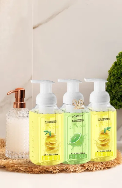 Lovery Foaming Hand Soap Pack Of 3 In Lemon Lime