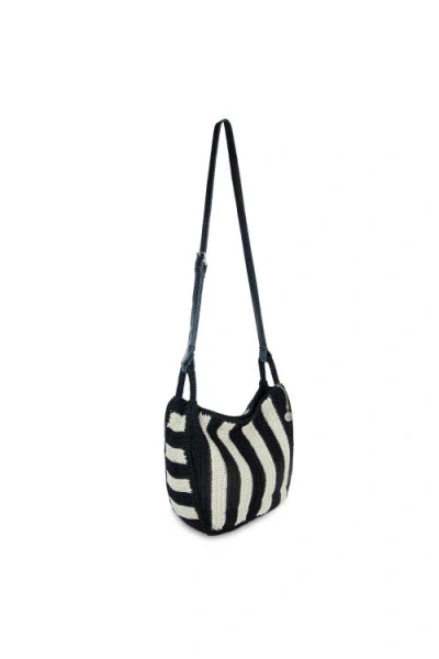 The Sak Los Feliz Leather Medium Crossbody Bag In Black