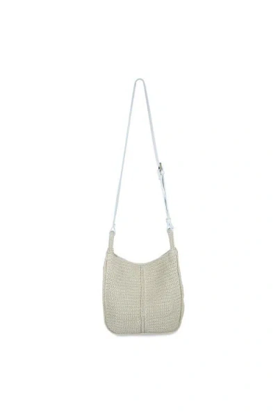 The Sak Los Feliz Crochet Small Crossbody Bag In Neutral