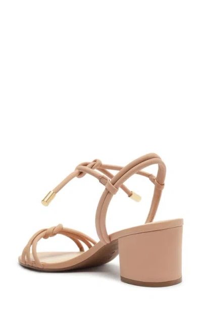 Arezzo Women's Camila Mid Block Heel Sandals In True Sand