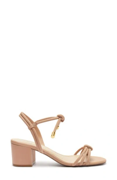 Arezzo Women's Camila Mid Block Heel Sandals In True Sand
