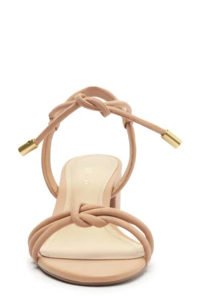 Arezzo Women's Camila Mid Block Heel Sandals In True Sand