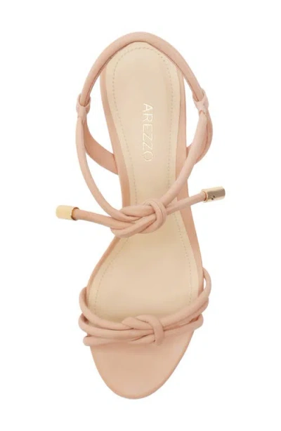 Arezzo Women's Camila Mid Block Heel Sandals In True Sand