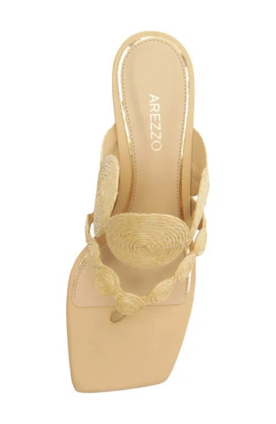 Arezzo Women's Chelsea Mid Stiletto Sandals In Natural