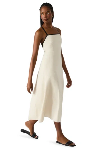Steve Madden Riyan Linen Blend A-line Sundress In Natural