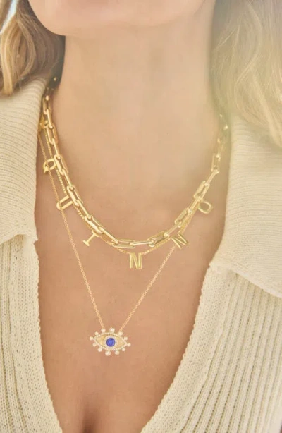 Baublebar Evil Eye Pendant Necklace In Blue