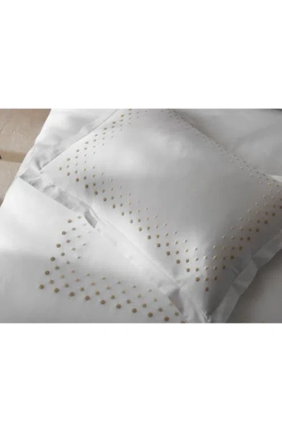 Matouk Dorothy 600 Thread Count Set Of 2 Pillow Cases In Silver Ombre