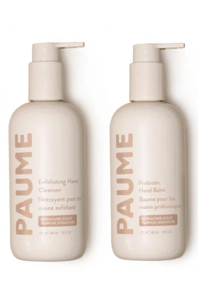 Paume Hand Cleanser & Hand Balm Set $78 Value In No Color