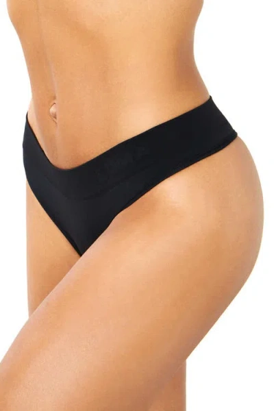 Ldma Low Hide Thong In Black