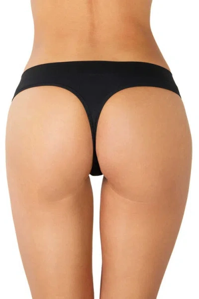 Ldma Low Hide Thong In Black
