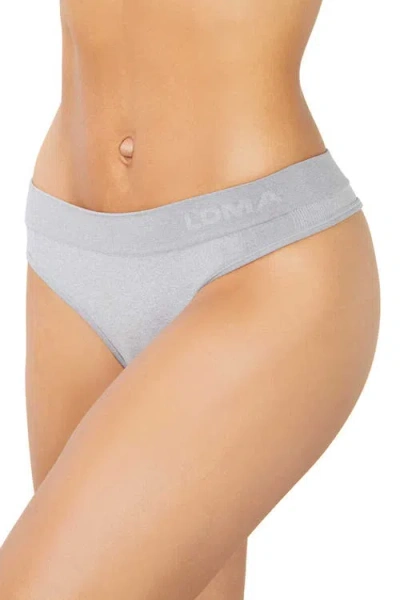 Ldma Low Hide Thong In Heather Grey