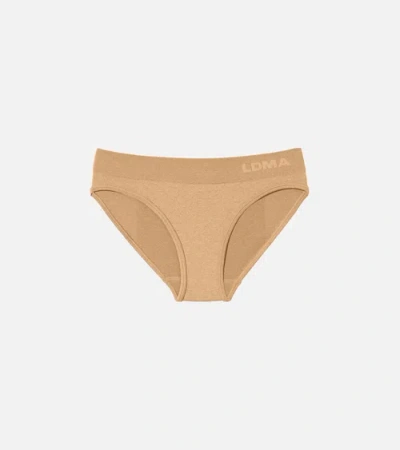 Ldma Low Hide Thong In Dusty Nude