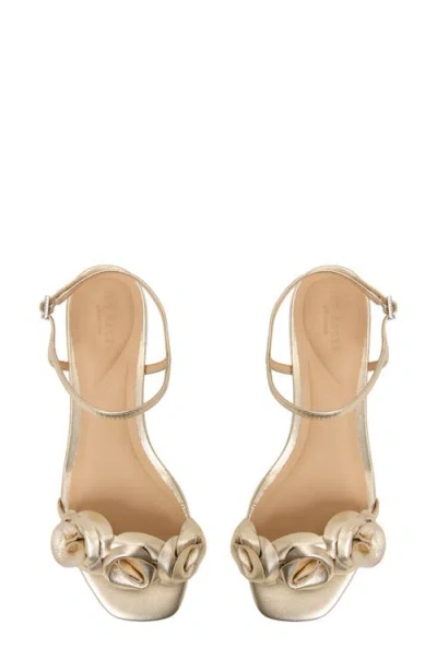 Ted Baker London June Ankle Strap Sandal In Gold