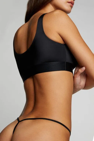 Negative Underwear Glacé String Thong In Black