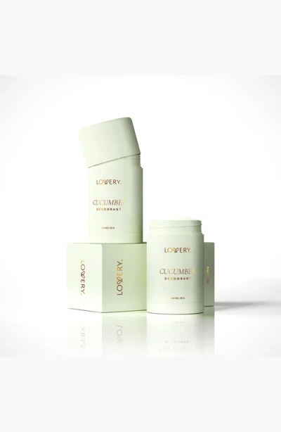 Lovery Aluminum Free Deodorant Stick In Cucumber