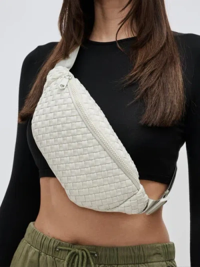 Sol And Selene Aim High Belt Bag In Bone