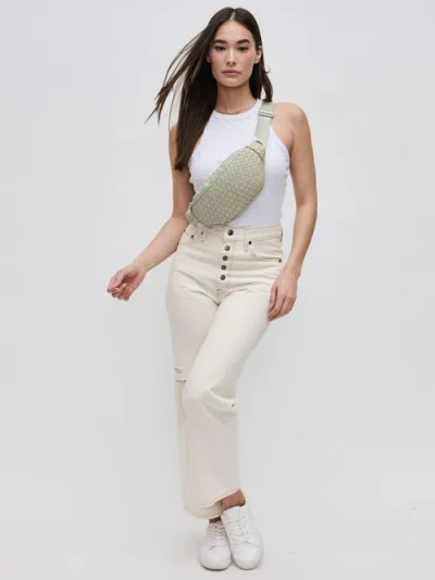 Sol And Selene Aim High Belt Bag In Sage