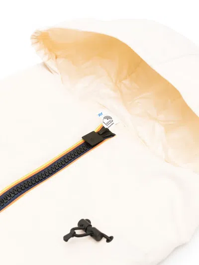 罗纹拉链连帽围巾