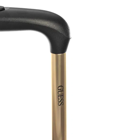 Guess G Wave 20 In 8-wheel Suitcase In Black Logo