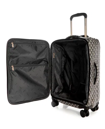 Guess G Wave 20 In 8-wheel Suitcase In Black Logo