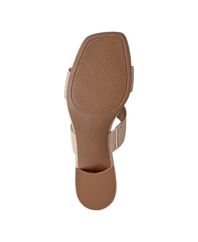 Bandolino Women's Merily Block Heel Dress Sandals In Nearly Nude