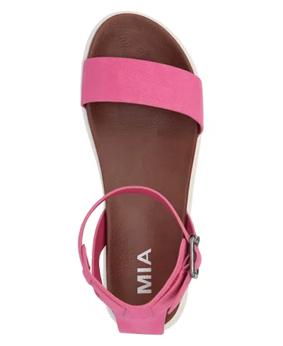 Mia Women's Ellen Round Toe Sandals In Hot Pink