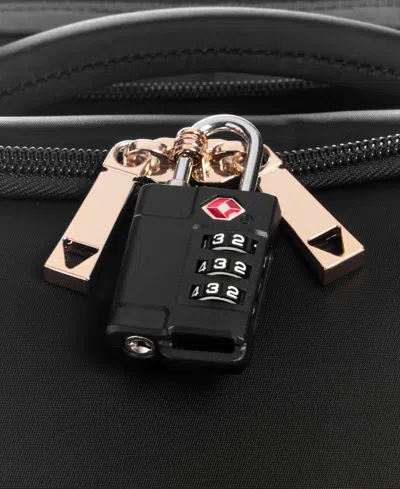 Guess Follie 20 In 8-wheel Suitcase In Black