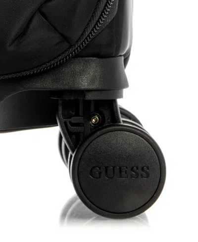 Guess Follie 20 In 8-wheel Suitcase In Black