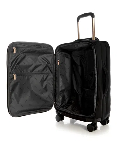 Guess Follie 20 In 8-wheel Suitcase In Black