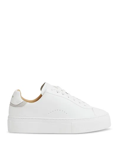 Reiss Francesca Platform Sneaker In White