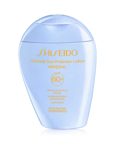 Shiseido Ultimate Sun Protector Lotion Mineral Spf 60+ Mineral Sunscreen For Face & Body 5 Oz.