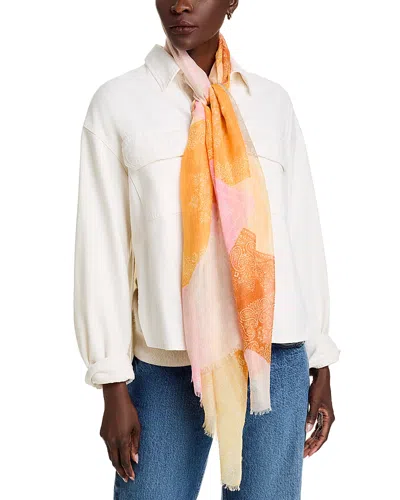 Bloomingdale's Patchwork Bandana Scarf - Exclusive In Banana