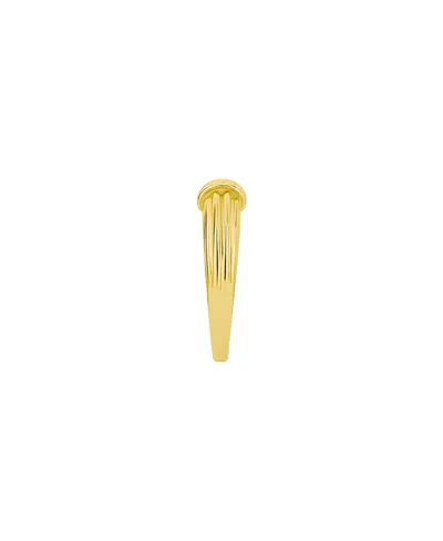 And Now This Gold Textured Statement Ring In Gold