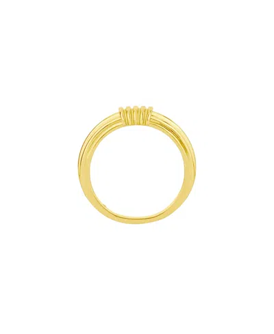 And Now This Gold Textured Statement Ring In Gold