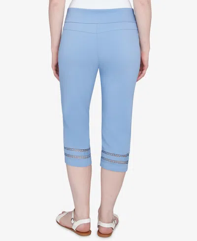 Ruby Rd. Petite Dreamy Clamdigger Pants In Periwinkle