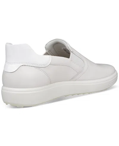 Ecco Women's Soft 7 Easy Slip-on Sneakers In White