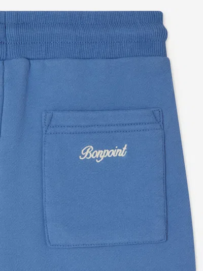 Bonpoint Eric Cotton Shorts In Blue
